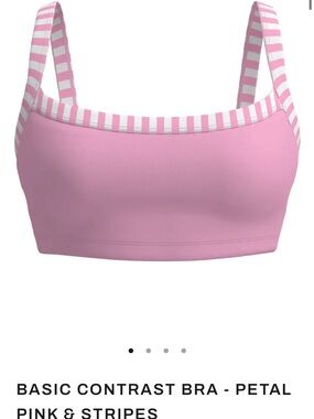 Liaison the Label Basic Contrast Bra - Petal Pink & Stripes